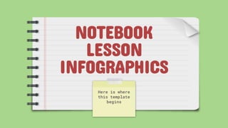 NOTEBOOK
LESSON
INFOGRAPHICS
Here is where
this template
begins
 