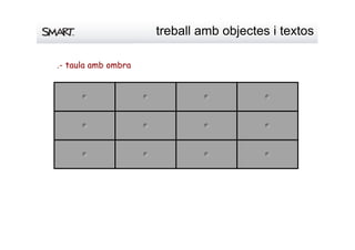 treballambobjectesitextos
.- taula amb ombra
 
