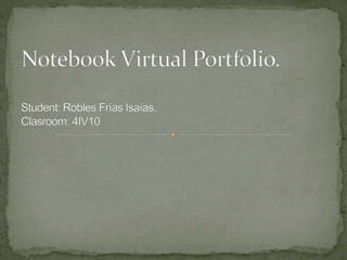 Notebook virtual portfolio.