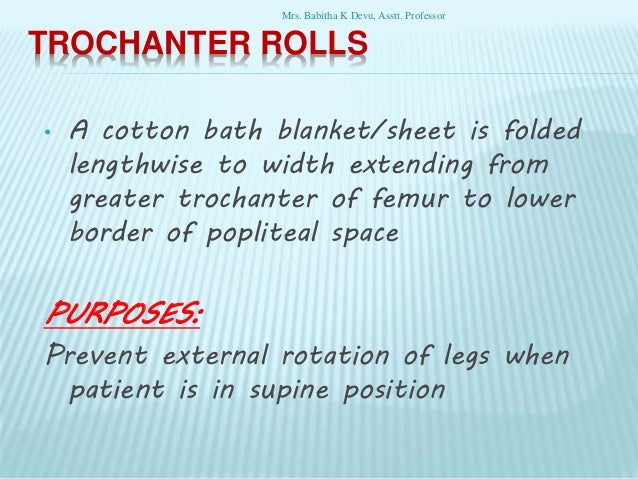 A Trochanter Roll Infos Et Ressources
