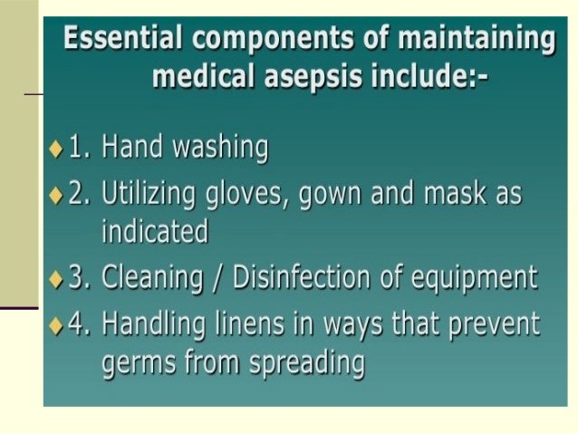 medical definition of medical asepsis