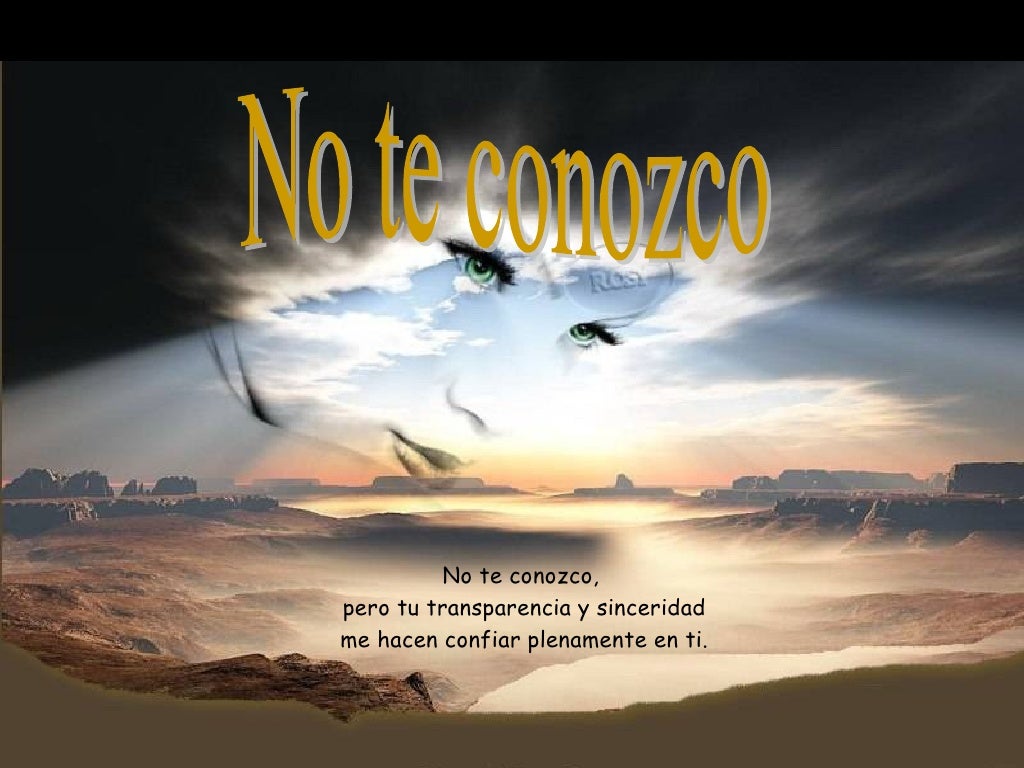 No Te Conozco