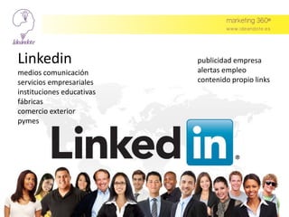 Linkedin
medios comunicación
servicios empresariales
instituciones educativas
fábricas
comercio exterior
pymes
publicidad empresa
alertas empleo
contenido propio links
 