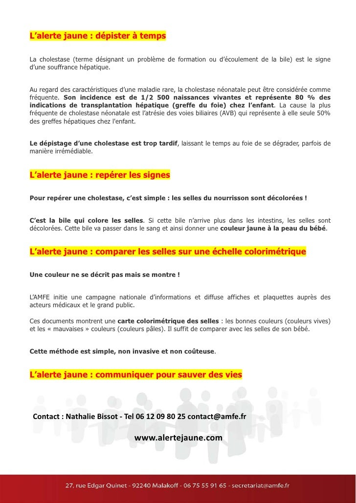 Note Explicative Alerte Jaune