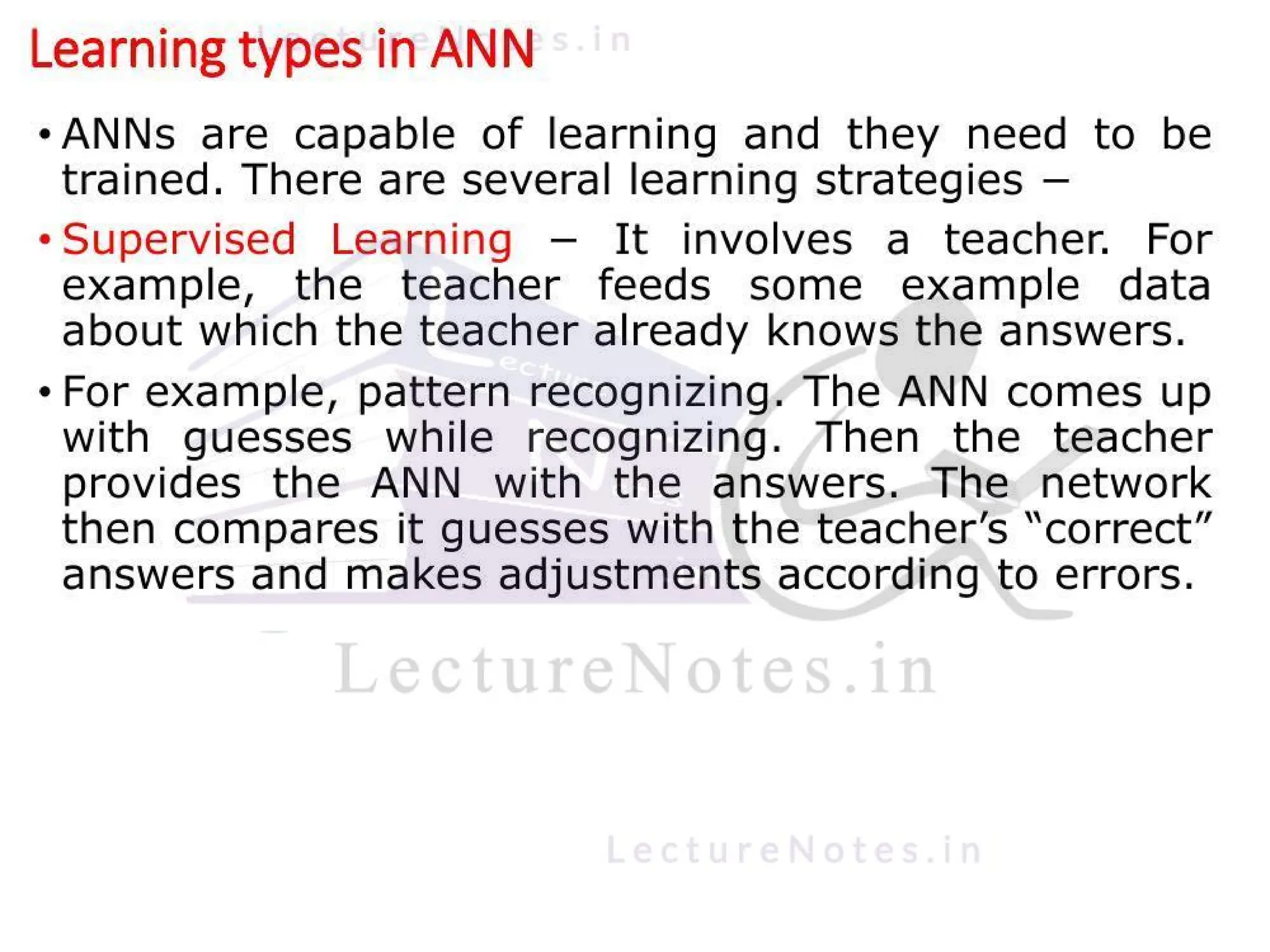 Note for Artificial Neural Network - ANN by Aman Kumar _ LectureNotes ...