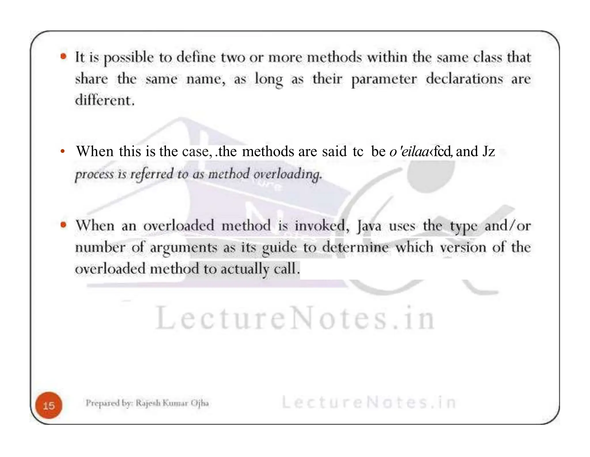 • When this is the case,.the methods are said tc be o'eilaa‹fcd,and Jz 