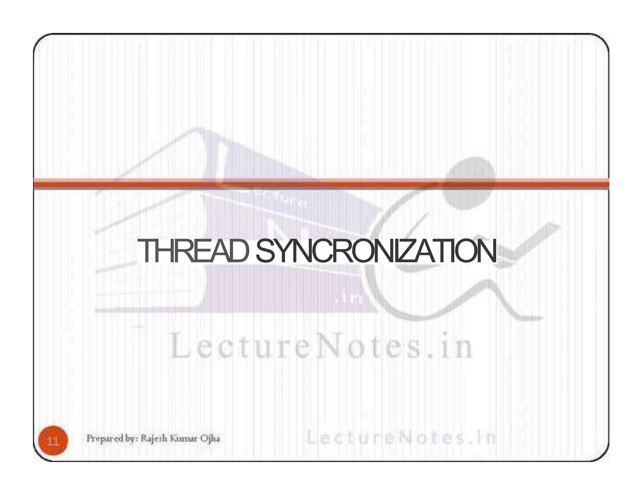 THREADSYNCRONIZATION 