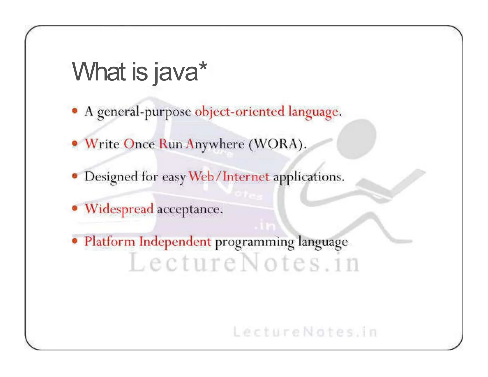 What is java* 