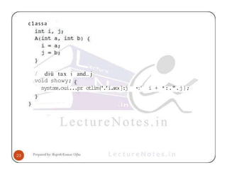 c1assa
/ diü tax i and.. j
void showy;
systsœ.oui...pr otlim('.’i.æo‹]:j •
:
' i + *:.".j};
 