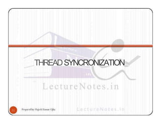 THREADSYNCRONIZATION
 