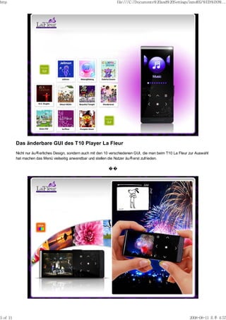 SAMSUNG YP-T10 VORSCHAU