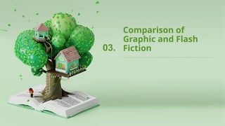 Comparison of
Graphic and Flash
Fiction
03.
 