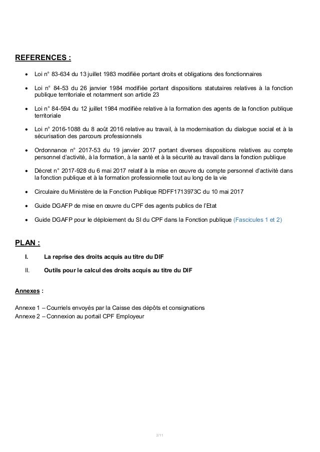 Note Information Le Cpf Reprise Dif Cdg 24