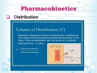 Pharmacokinetics
 Excretion of drugs
Renal excretion is quantitatively the most
important route of excretion for most dru...