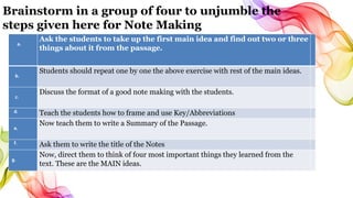NOTE Making_XI to XII.pptx class CBSE design | PPTX