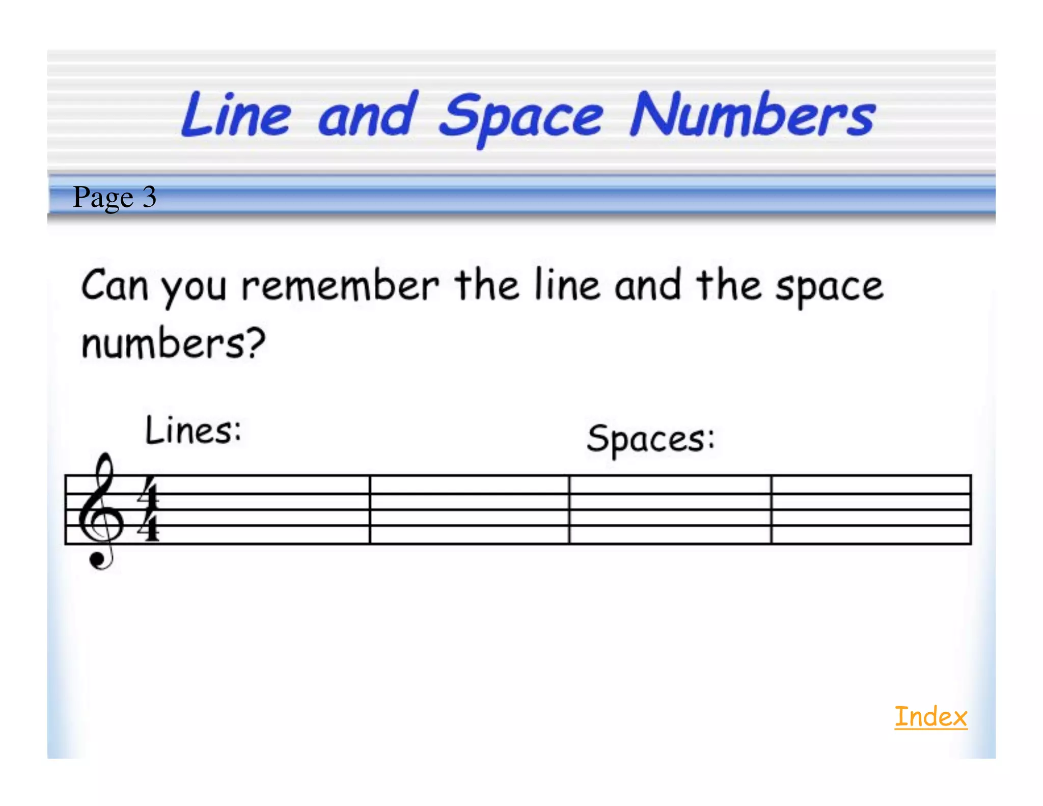 Line and Space Numbers
Index
Page 3
 