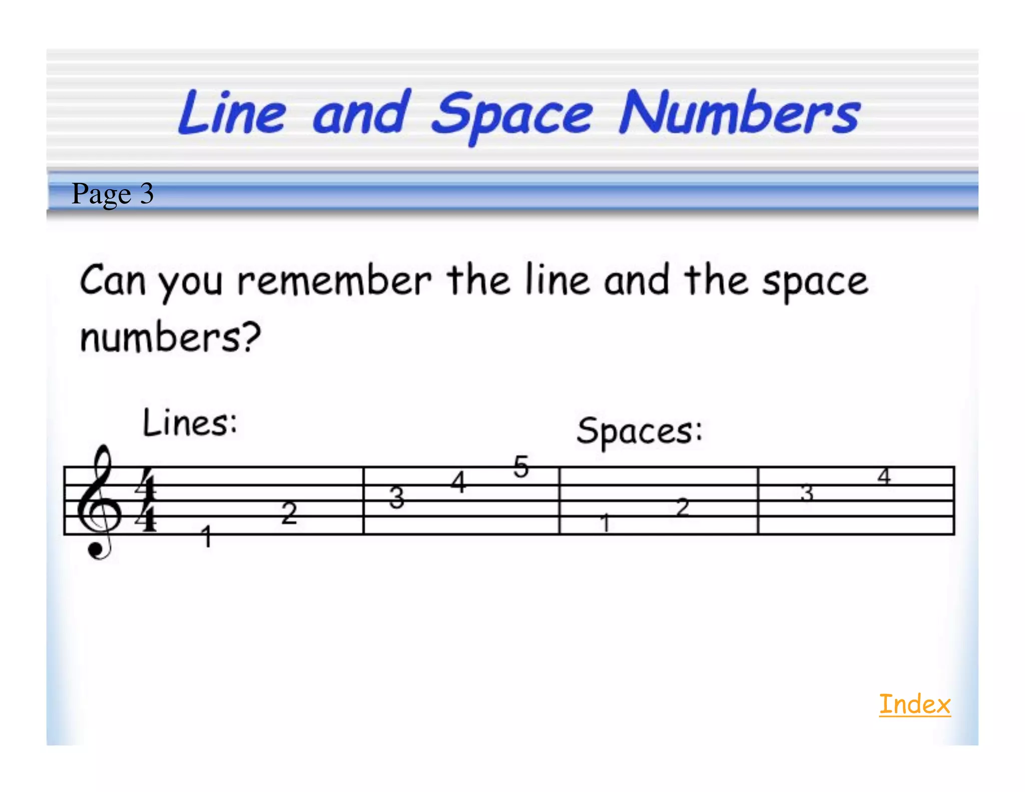 Line and Space Numbers
Index
Page 3
 