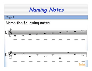Naming Notes
Index
Page 5
 