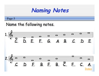 Naming Notes
Index
Page 5
 