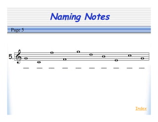 Naming Notes
Index
Page 5
 
