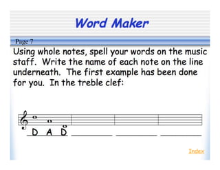 Word Maker
Index
Page 7
 