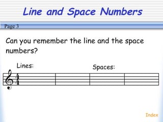 Note Name Line Space Note names part 1 © | PPT
