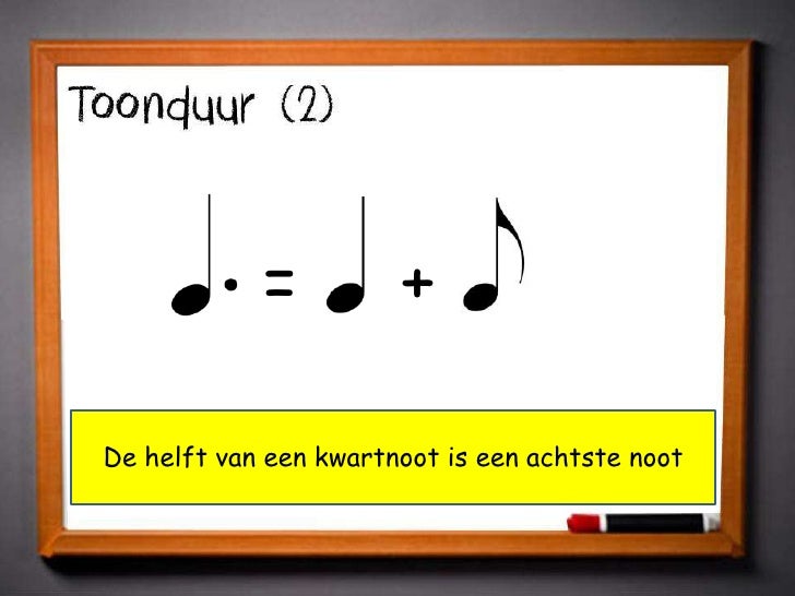 Notenvaardigheden toonduur (verlengen)
