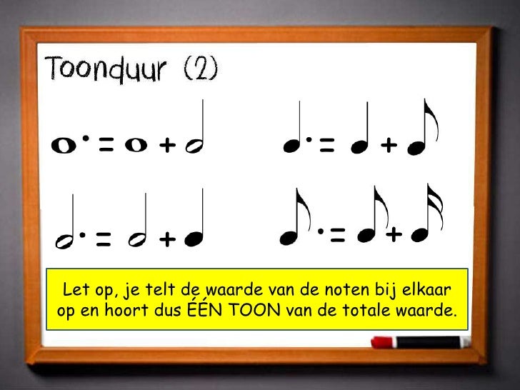 Notenvaardigheden toonduur (verlengen)