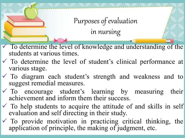 Note on Evaluation and Assessment in Nursing Education (Part - 01) | PPTX