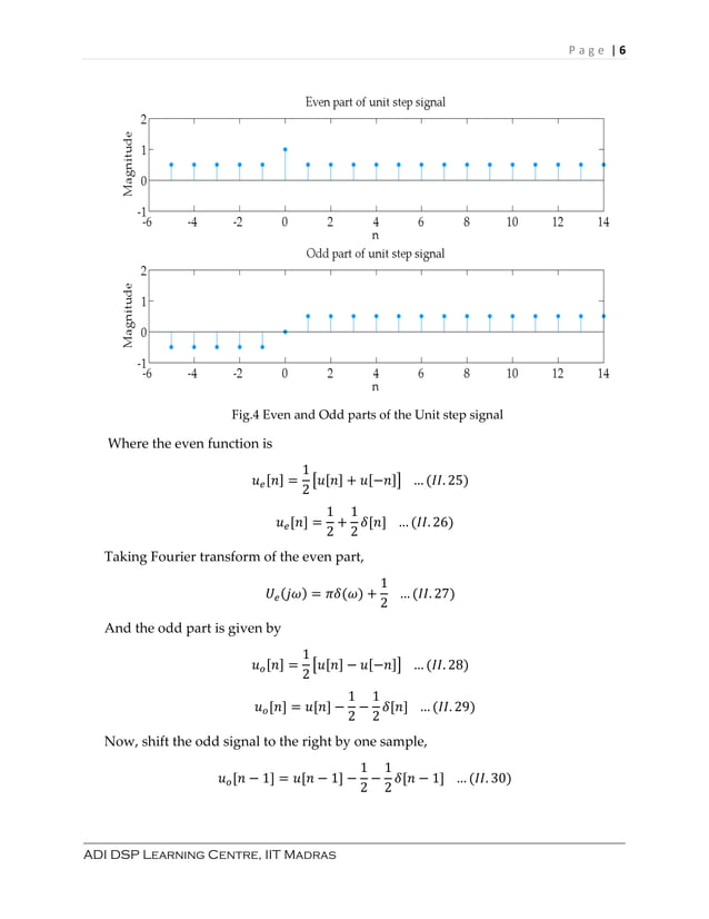 Note on fourier transform of unit step function | PDF