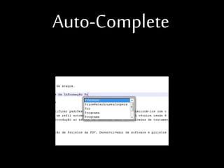 Auto-Complete

 