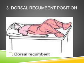 3. DORSAL RECUMBENT POSITION
 