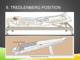 8. TREDLENBERG POSITION
 