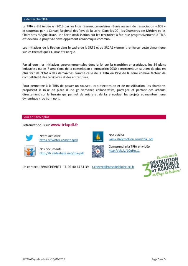 Note position Chambres Consulaires des Pays de la Loire - Strategie R… Note position Chambres Consulaires des Pays de la Loire - Strategie R…
