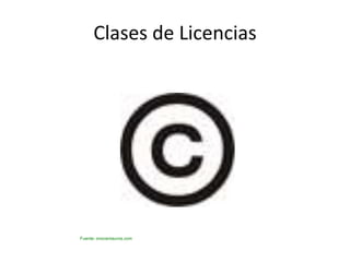 Clases de Licencias