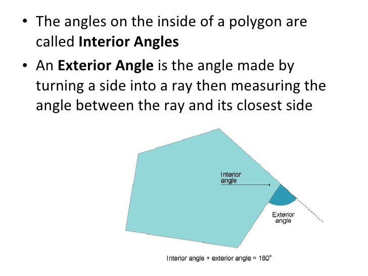 1 25 10 Interior And Exterior Angles