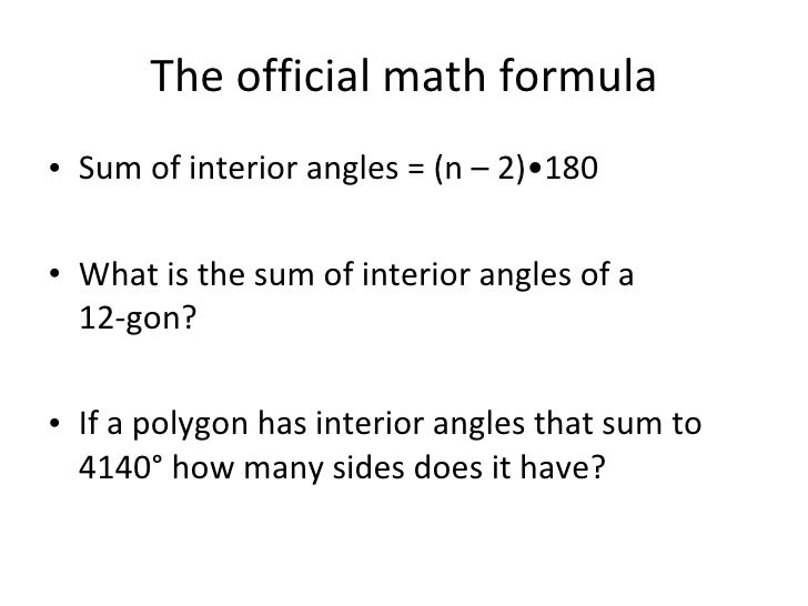 1 25 10 Interior And Exterior Angles