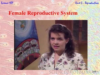 Female Reproductive System Science 10F   Unit 3 - Reproduction 3:25 