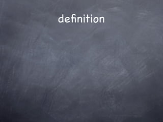 deﬁnition
 