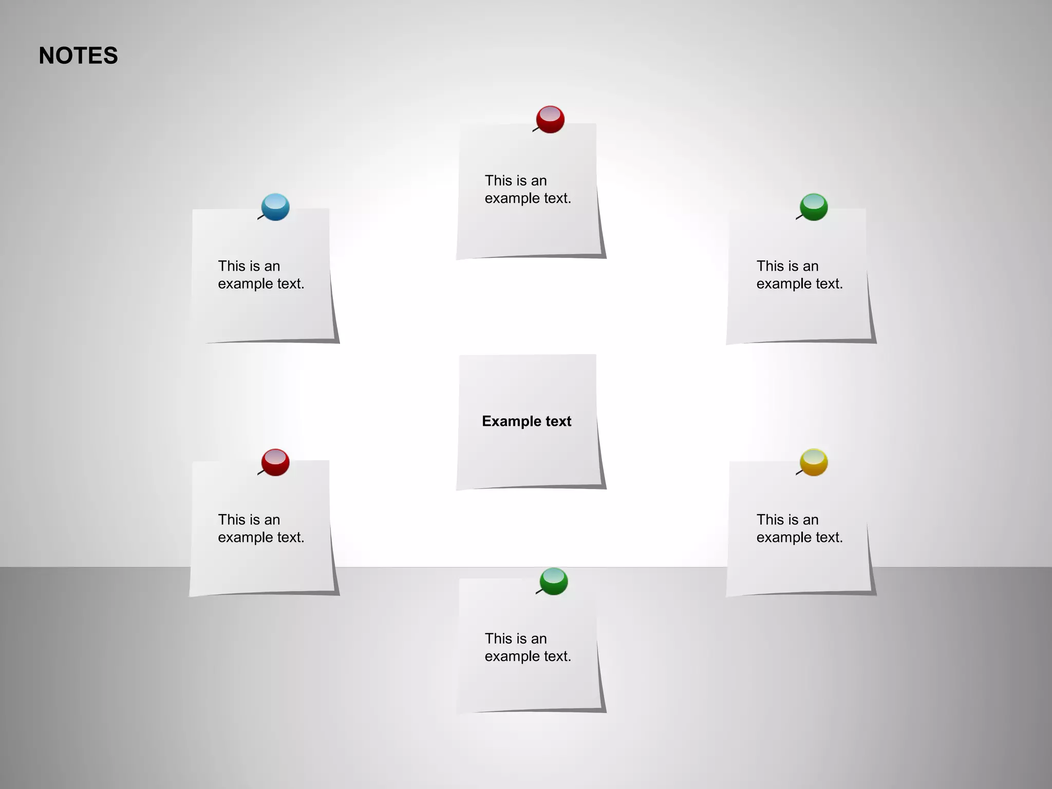 NOTES
Example text
This is an
example text.
This is an
example text.
This is an
example text.
This is an
example text.
This is an
example text.
This is an
example text.
 