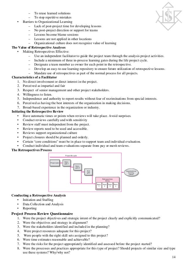 Project Planning and Management Notes