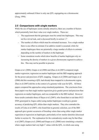 QTL Mapping, MAS and Genomic Selection | PDF