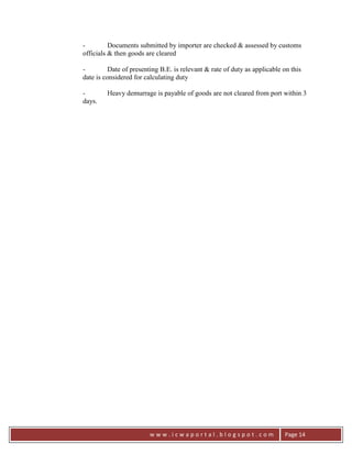 Notes customs (1) | PDF