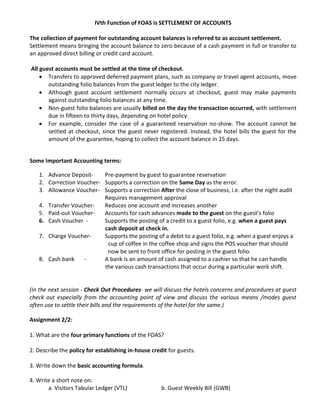 Notes front-office-accounting-system | PDF