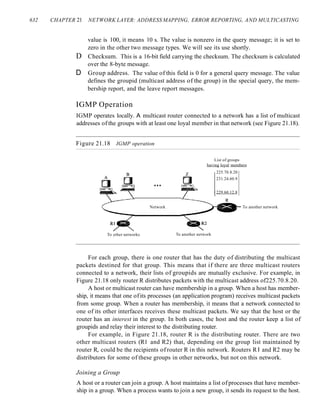 IGMP - Notes forouzan | PDF