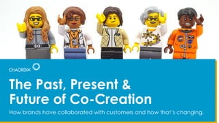 The Past, Present &
Future of Co-Creation
How brands have collaborated with customers and how that’s changing.
 