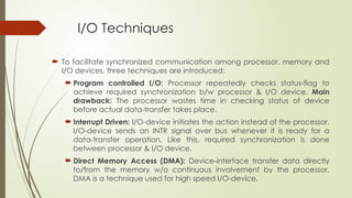 Comprehensive Overview of Input/Output Organization and Interrupt ...