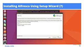 Alfresco Workshop: Installing Alfresco Content Services and Alfresco ...