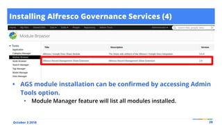 Alfresco Workshop: Installing Alfresco Content Services and Alfresco ...