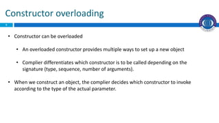 Java Constructor | PPTX | Programming Languages | Computing